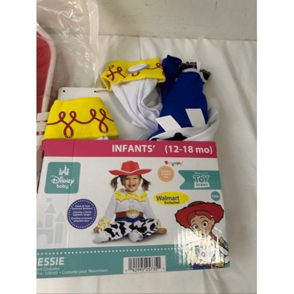 Disney Infant Toy Story 12-18m costume Jessie with hat Costume New